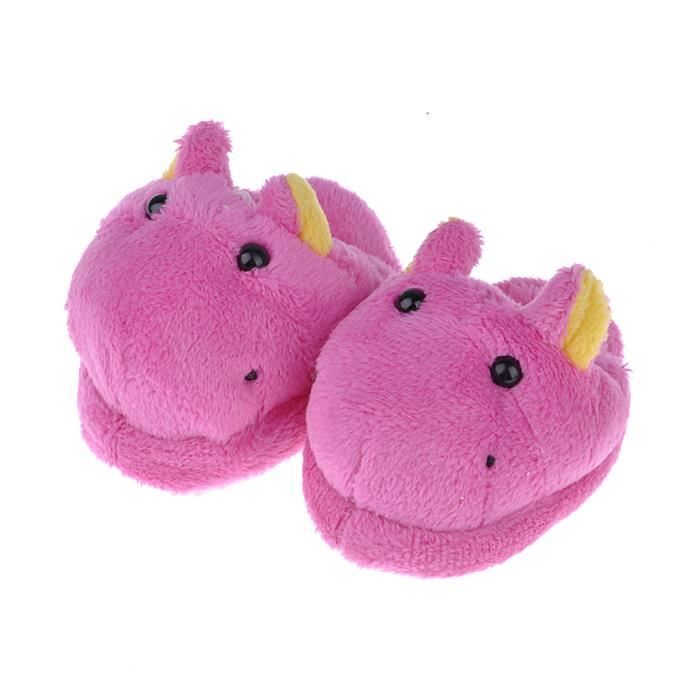 Chausson Dinosaure Adulte Chaussons Patte D'Animal En Peluche