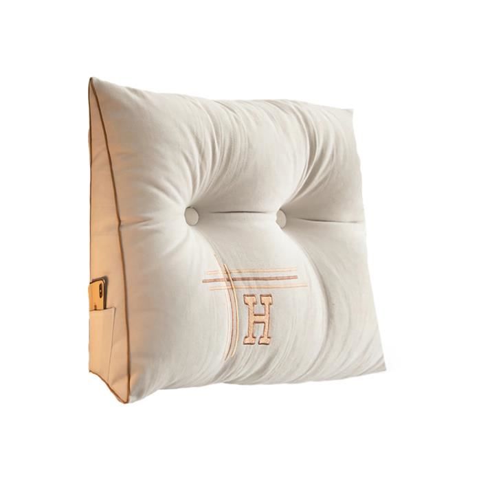 Yanman Grand coussin de positionnement triangulaire pour tête de lit, coussin lombaire pour lit, canapé, maison, chambre à coucher, bureau Yanman Grand coussin de positionnement triangulaire pour tête de lit, coussin lombaire pour lit, canapé, maison, chambre à coucher, bureau