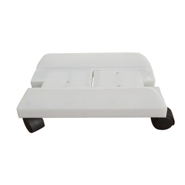 Qcdou Support De Processeur Mobile Réglable – Tour Ventilée Avec 4 Roulettes – S'adapte à La Plupart Des PC, Pour Tapis De Sol Et PC De Jeu (noir