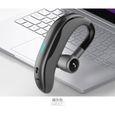 Oreillette Intra-auriculaire Bluetooth pour WIKO Y81 Smartphone Sans Fil Son Main Libre Business (GRIS)-1