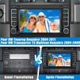 AWESAFE Autoradio Carplay pour VW Touareg Transporter T5 Multivan, Android 12,Écran Tactile 7" HD,GPS+Android Auto+WiFi[2Go+32Go]-1