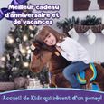 PonyCycle - Cheval brun foncé - Modèle K - Jouet Peluche Marche Animal - 3 à 5 ans-1