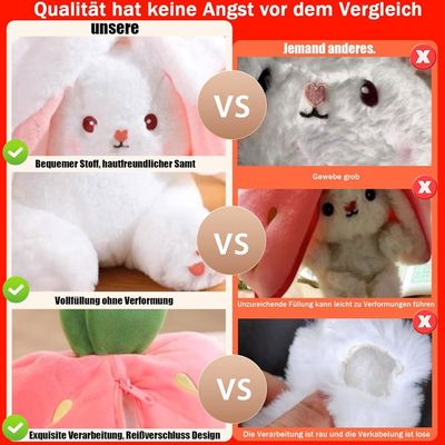Jouet en peluche lapin de Pâques personnalisé avec nom et année Cadeau Jouet en peluche lapin de Pâques personnalisé avec nom et année Cadeau