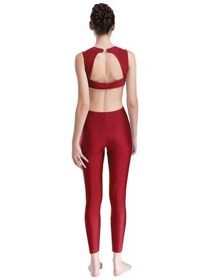 Justaucorps De Danse Femme Strass - Manches Longues, Tissu Respirant, Pour Ballet, Gym, Patinage Artistique