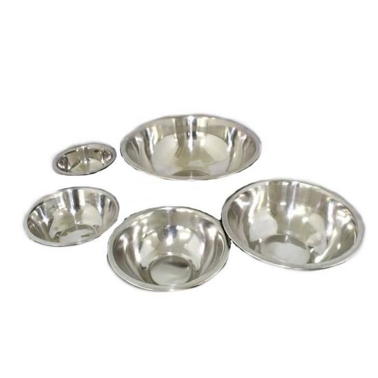 Cuisson Essentiel Ustensiles de Cuisine Empilable pour Un Stockage Minimal Saladier Inox Furado Lot de 5 Bol en Acier Inoxydable avec Coloré Couvercles Saladier Empilable und Couvercle
