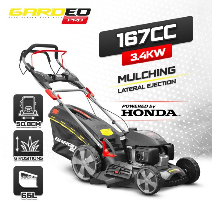 Tondeuse Thermique Autotractée Elem Garden 173 CC - Largeur 508 Mm, Bac 60L, Mulching Et éjection Latérale - 3