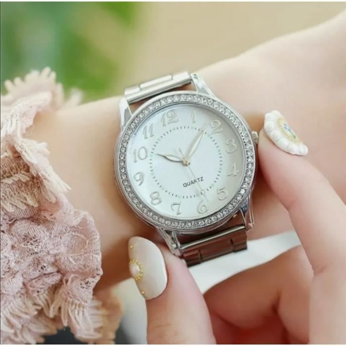 Montre argenté deals
