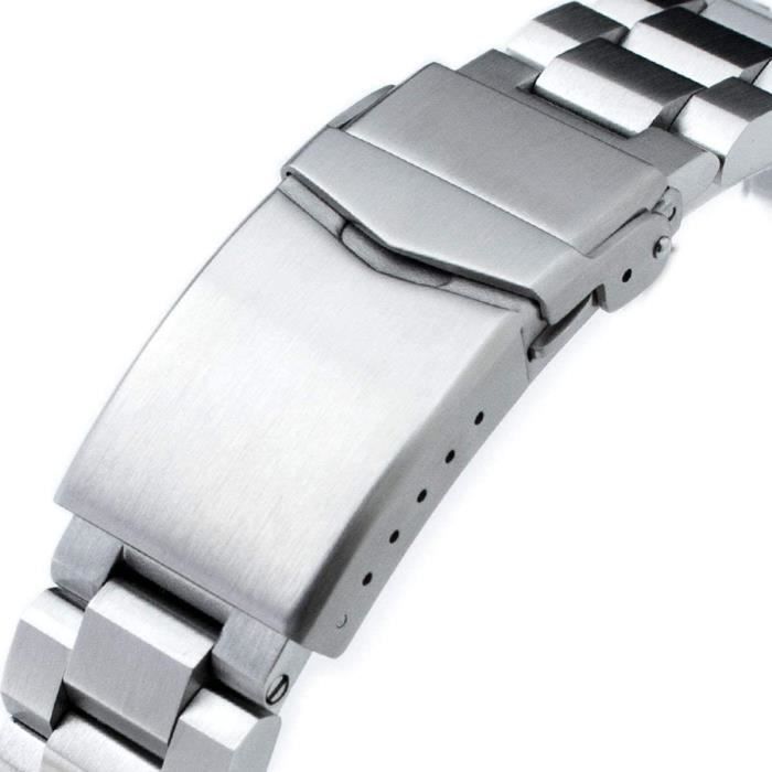 Hexad Bracelet de montre en acier inoxydable 316L pour Seiko Sumo