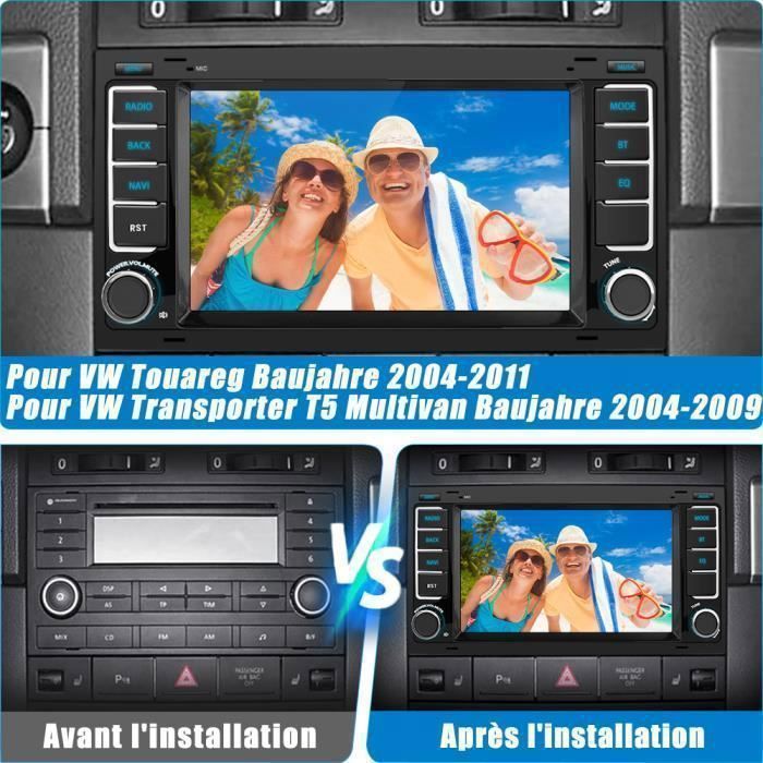 AWESAFE Autoradio Android 13 2Go 32Go Pour VW Touareg Transporter T5 awesafe-autoradio-android-13-2go-32go-pour-vw-touareg-transporter-t5