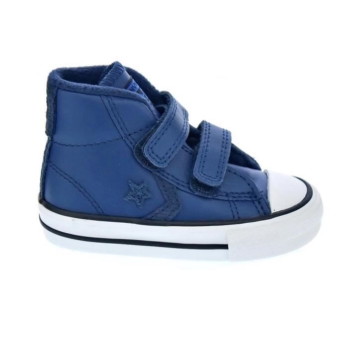 Converse store bleu velour