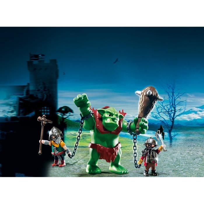 Playmobil 6004 knights giant troll sales