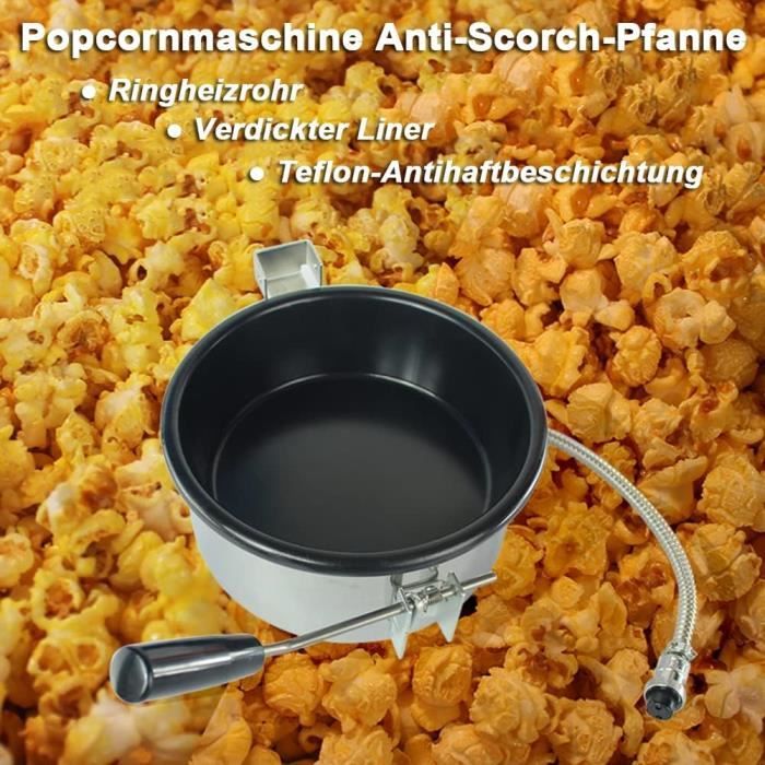 Machine à popcorn, 1200w appareil à pop corn eléctrique avec air chaud