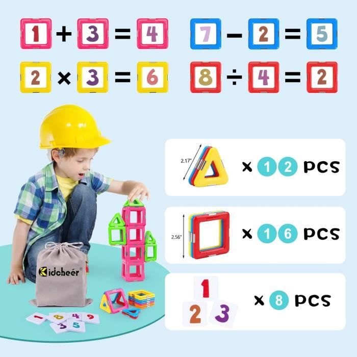 Kaybolge Jeux Enfants 3 4 5 6 7 8 Ans Fille Garçon,Construction agnetique Enfant l Kaybolge Jeux Enfants 3 4 5 6 7 8 Ans Fille Garçon,Construction agnetique Enfant l