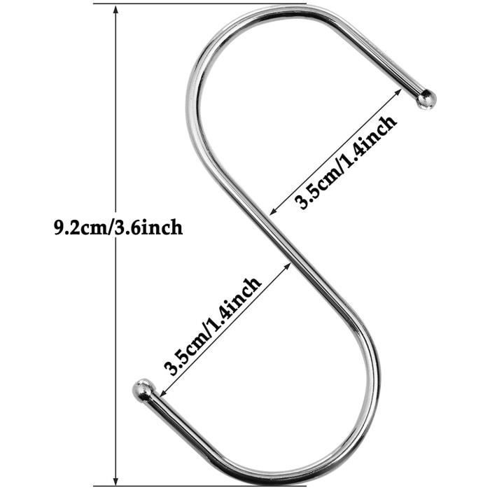 12x Crochets En S / Crochets De Suspension - Métal - Crochets De Suspension Metal Crochets De Suspension