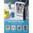 Mini Réfrigérateur 5L - Mini Frigo de Chambre -Alimenté par AC/DC/USB - Mode silencieux - Portable pour Skincare, Boissons-2