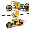 LEGO® 71768 NINJAGO La Moto Dragon d’Or de Jay, Jouet avec Véhicule et Figurine de Dragon, Idée Cadeau Anniversaire pour Enfants-2