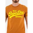 tee shirt superdry vintage vl neon 8il sudan brown-2