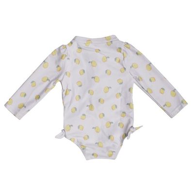 Maillot Bébé Fille Piscine Plage Maillot De Bain Anti-UV Bébé Fille Carolilly - Combinaison Manches Longues + Chapeau | Protection UPF 50 | Plage & Piscine Maillot Bain Bébé Anti-UV