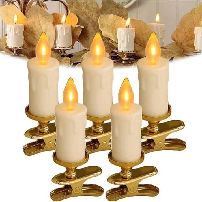 Jokari Cache-sapin De Noël à Clipser Pour Bougies électriques, à