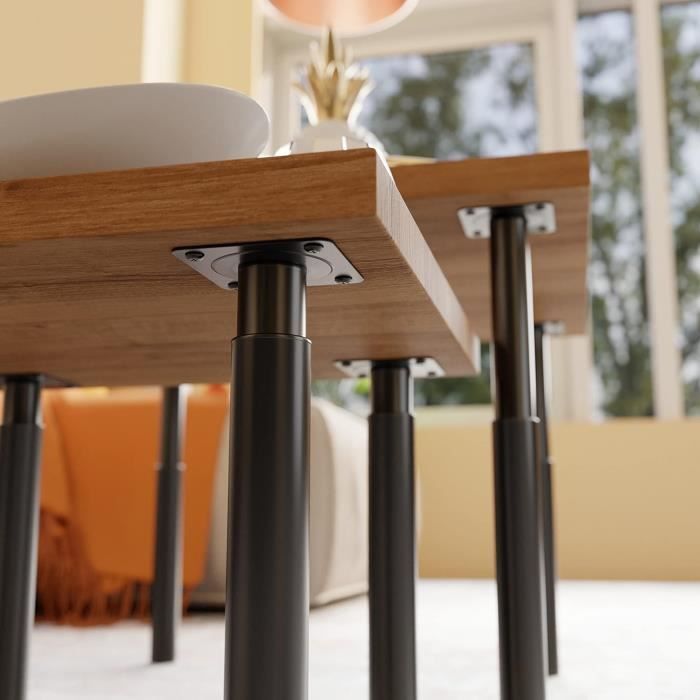 4 Vérins Métalliques Réglables Pour Meubles – Pieds De Bureau Ajustables En Hauteur