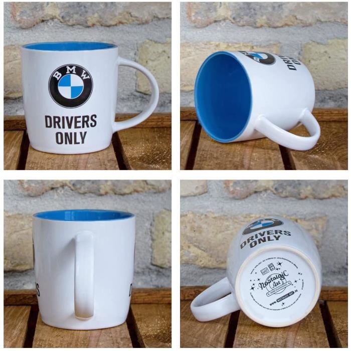 Tasse à café rétro, BMW – Drivers Only – Idée de cadeau pour fans  d'accessoires automobiles, en céramique, Design vintage, 330 A156 -  Cdiscount Maison