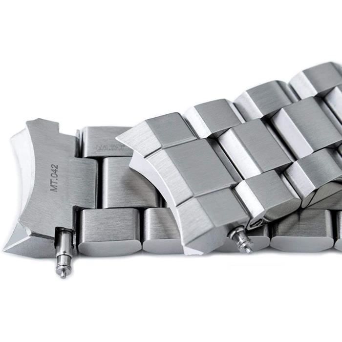 Hexad Bracelet de montre en acier inoxydable 316L pour Seiko Sumo