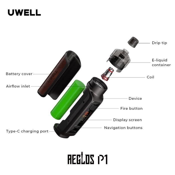 Vin rouge - UWELL AEGLOS P1 Pod Mod 5W 80W Vape Kit 4 ML Cartouche Mesh Coil 18650 Batterie Cigarette lectro - Cdiscount Au quotidien Vin rouge - UWELL AEGLOS P1 Pod Mod 5W 80W Vape Kit 4 ML Cartouche Mesh Coil 18650 Batterie Cigarette lectro - Cdiscount Au quotidien