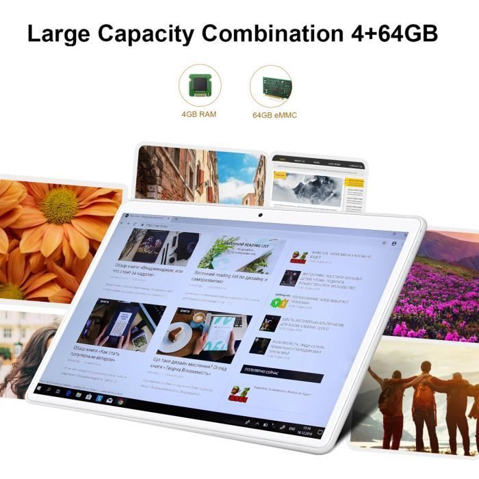 4G LTE Tablette Tactile Ordinateur portable 22