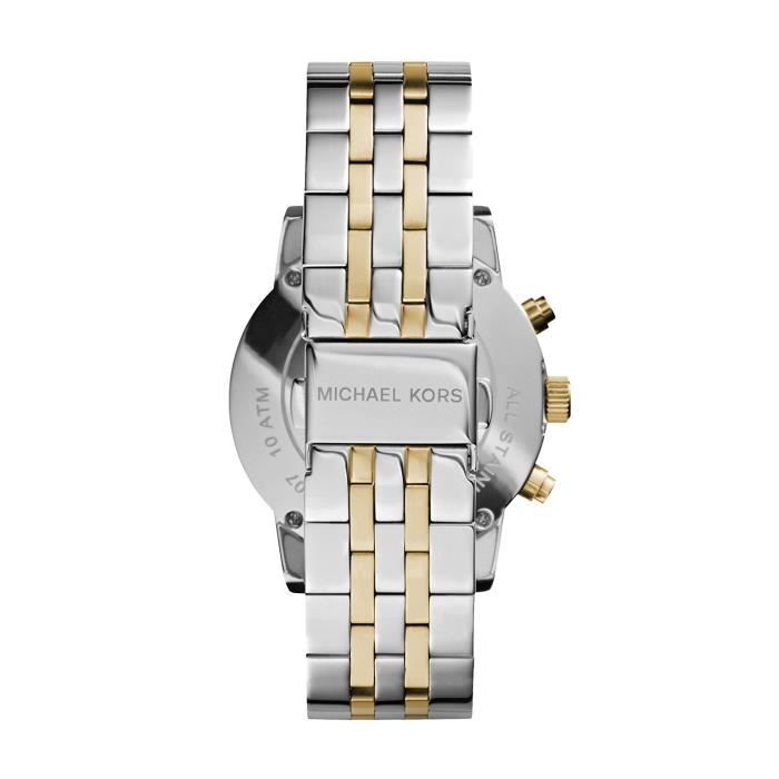 Montre Michael Kors Femme MK5057 montre a quartz Achat vente montre Femme Beige Dore Acier Cdiscount
