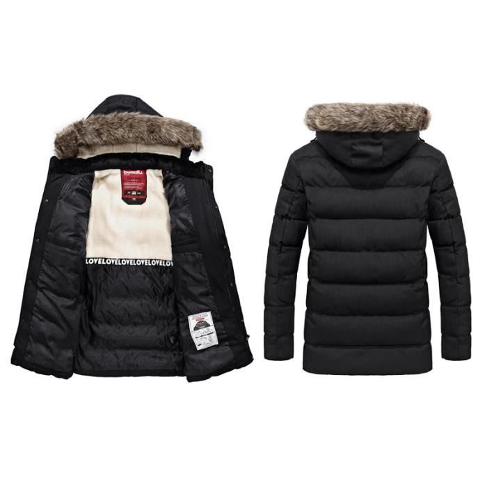 Doudoune Noir Homme Doudoune de Marque Doudoune Fine Doudoune