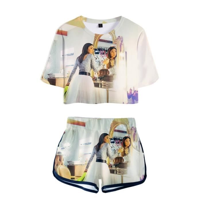 Sportswear Eva Queen ensemble 2 pi ces pour femmes t shirt Sexy