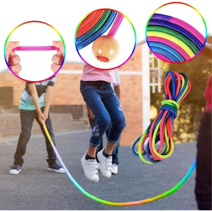 Lot De 2 Cordes À Sauter Pour Adultes-Rotation Flexible À 360 °-3 M