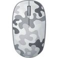 MICROSOFT Souris Bluetooth - Souris optique - 3 boutons - Sans fil - Bluetooth 5.0 - Camouflage Blanc Arctique-3