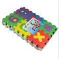 Tapis de jeu en mousse pour enfants - Dealwe - Alphabet et chiffres - 72 pièces-3