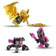 LEGO® 71768 NINJAGO La Moto Dragon d’Or de Jay, Jouet avec Véhicule et Figurine de Dragon, Idée Cadeau Anniversaire pour Enfants-3