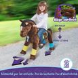 PonyCycle - Cheval brun foncé - Modèle K - Jouet Peluche Marche Animal - 3 à 5 ans-3