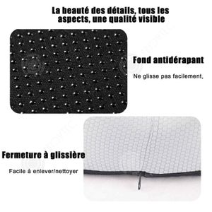 Coussin De Siège Orthopédique En Mousse Mémoire - 39x39x5 Cm - Housse En Modal Amovible