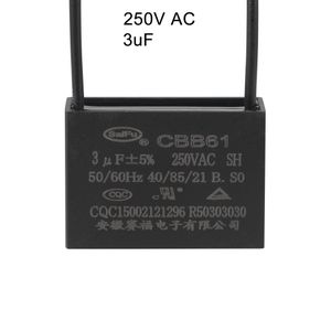 Condensateur Moteur HQRP 1.5µF + 3µF 3 Fils - Pour Ventilateur De Plafond Harbor Breeze Et Autres | Remplacement CBB61