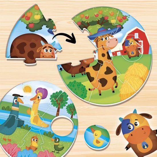 LISCIANI - Montessori Baby Touch Logic - Jeu Éducatif 10 Associations de 2 pièces - Pour Enfants de 1 à 4 ans - Pièces en Relief - Stimule les Sens, la Mémoire et la Logique LISCIANI - Montessori Baby Touch Logic - Jeu Éducatif 10 Associations de 2 pièces - Pour Enfants de 1 à 4 ans - Pièces en Relief - Stimule les Sens, la Mémoire et la Logique