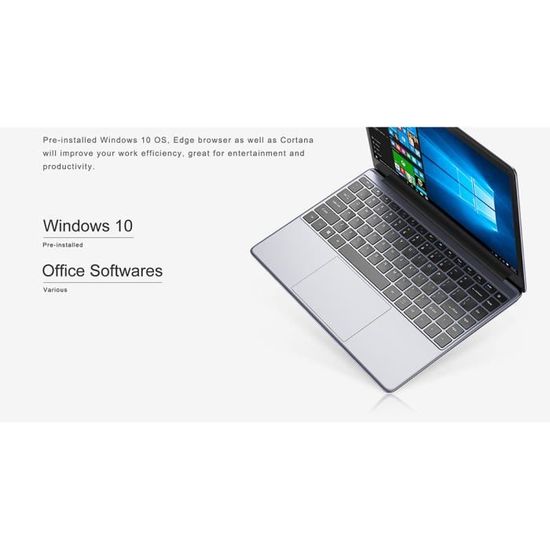Ordinateur portable HeroBook CHUWI 14,1 pouces Windows 10 - Cdiscount  Informatique