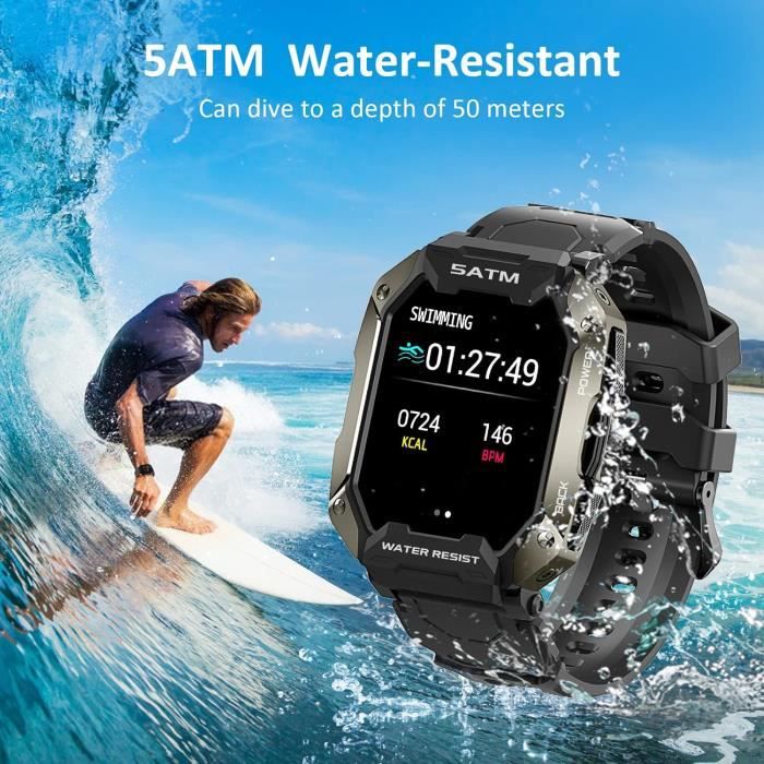 Montre shop etanche surf
