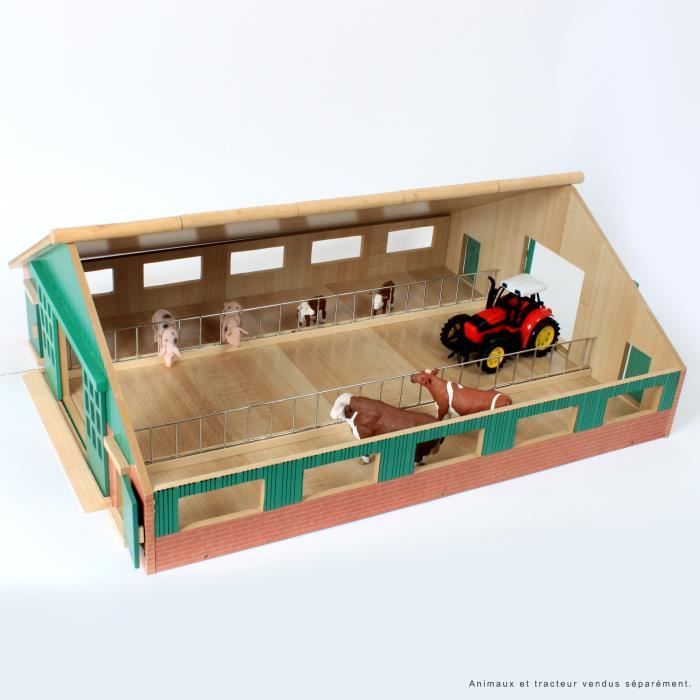 Ferme d'élevage de vaches en bois - Kids Globe - 1:32 - Pour garçons de 3  ans et plus - Cdiscount Jeux - Jouets