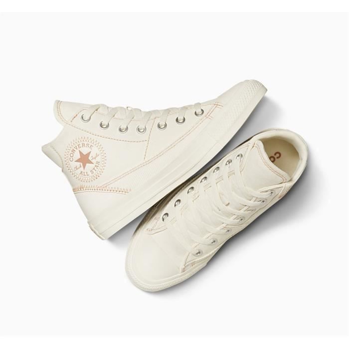 Chaussures CONVERSE Chuck Taylor All Star Patchwork Beige Femme