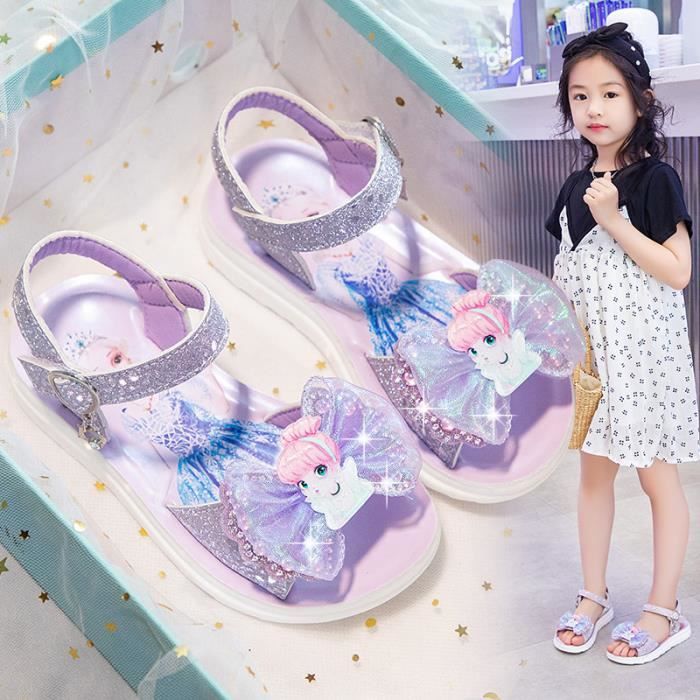 Sandales Enfant Marque Modele Violet Textile Scratch Violet Cdiscount Chaussures