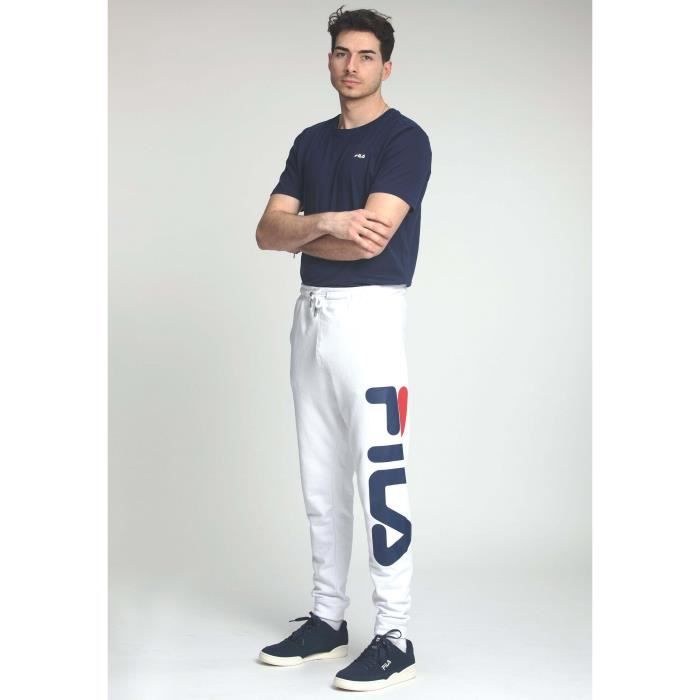 Jogging de Running Homme Fila Bronte Blanc Manches longues Respirant Indoor Bright white Cdiscount Pret a Porter