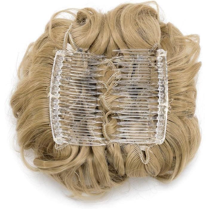 Extensions A Clip Cheveux Naturel Postiche Cheveux Wrap Scrunchie ...