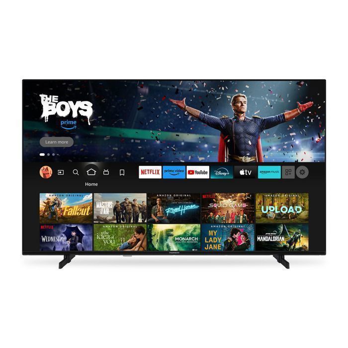 THOMSON 32'' HD Fire TV 2024 - Alexa Vocal, AirPlay, Triple Tuner, Bluetooth, Smart Home, Netflix/Prime Direct