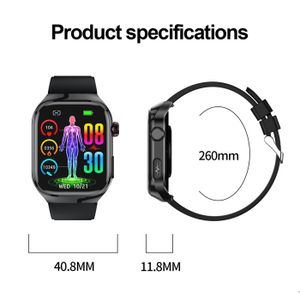 Montre Connectée Smartwatch avec Moniteur de fréquence Cardiaque Montre Intelligente Montre