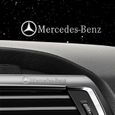Lot de 2 métal Stickers imperméables label poignée autocollant Peut être collé n'importe où décoration intérieur pour Mercedes Benz-0