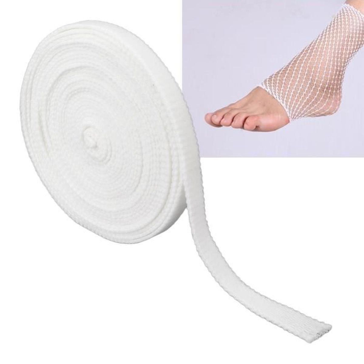 2 Bandage tubulaire en filet élastique Tissu non tissé Pansement